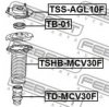 TOYOT 4860948060 Mounting, shock absorbers